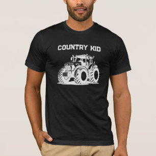 Camisa Trator de Criança do Campo Vida Rural na Fa