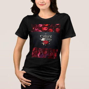 Camisa Tri-Blend Chef's Kiss T-Shirt