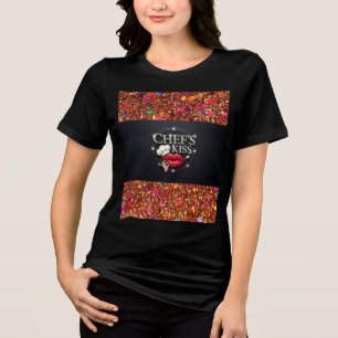 Camisa Tri-Blend Chef's Kiss T-Shirt