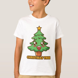 Camisa Tri-Blend da árvore de Natal