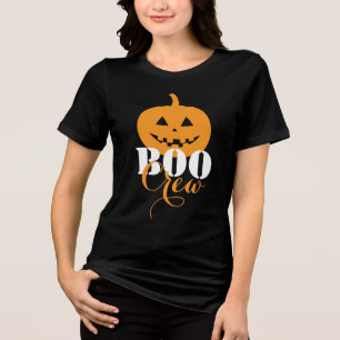 Camisa Tri-Blend de Halloween Spooky Fun BOO CREW