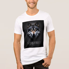 Camisa Tri-Blend Lone Wolf Design - Fique Livre