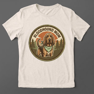 Camisa Tri-blend Mãe do Bloodhound Presente para