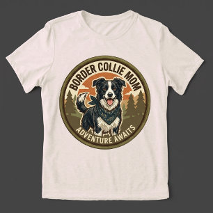 Camisa Tri-blend Mãe do Border Collie Presente p