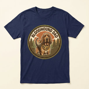 Camisa Tri-blend Pai Bloodhound Presente para Pa