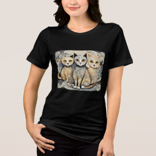 Camisa Tri-Blend para gatos calmantes