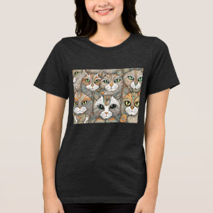 Camisa Tri-Blend para gatos calmantes