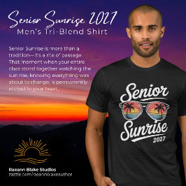 Camisa Tri-Blend Senior Sunrise 2027 Masculina