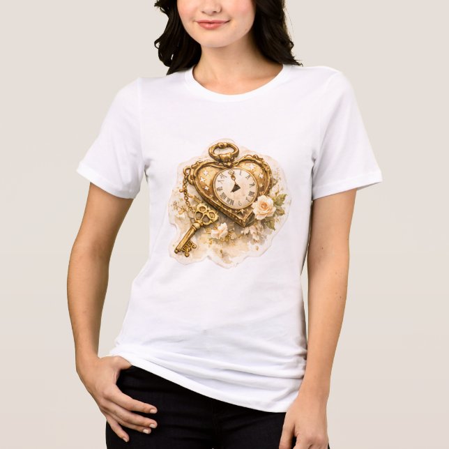 Camisa Tri-Blend Vintage Golden Time (Frente)