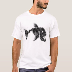 Camisa tribal dos peixes t da atitude má
