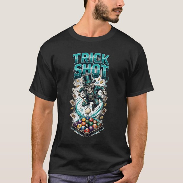 CAMISA TRICK SHOT — Skull Pool (Frente)