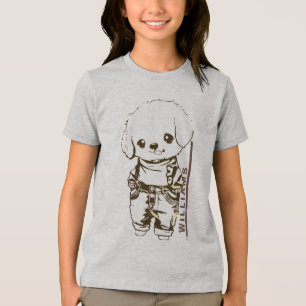 Camisa Tripla Personalizada Do Nome Gráfico T-Shir