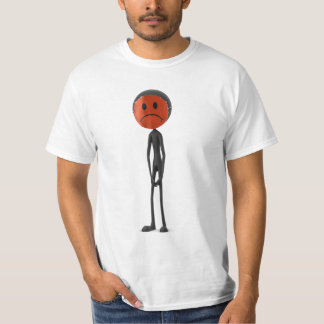 Camisa TRISTE vermelha/do preto máscara