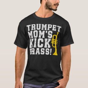 Camisa Trompete Mãe Chuta Brass Marching Escola Tr