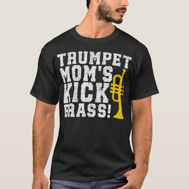 Camisa Trompete Mãe Chuta Brass Marching Escola Tr (Frente)