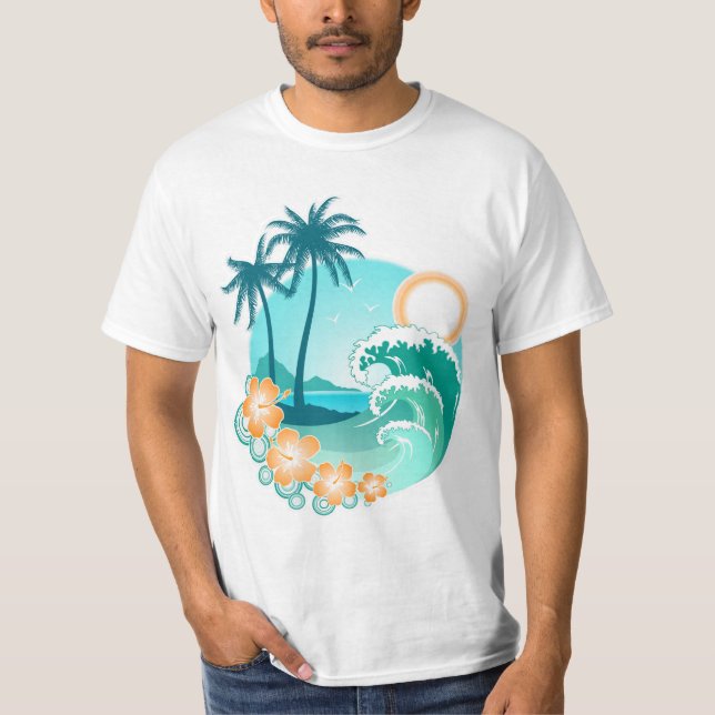 Camisa tropical das ilhas 6 (Frente)