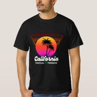 Camisa Tropical de Paraíso na Califórnia