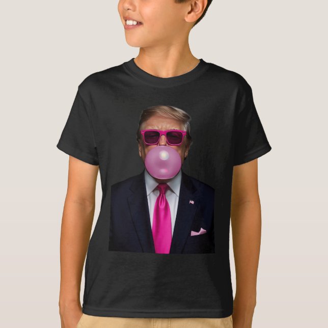 Camisa Trump Bubble Gum 2024 Vote Presidente Engra (Frente)