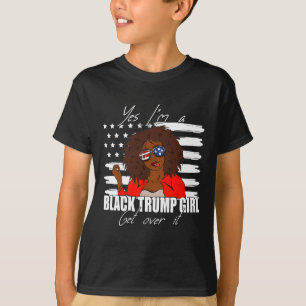 Camisa Trump Merica Gles Sim Sou Um Negro Apoiador