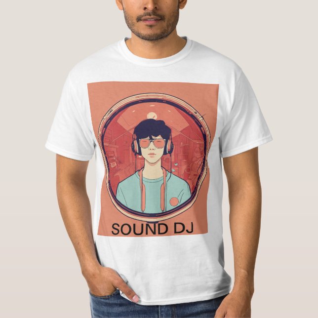 Camisa "Turntables & Beats" DJ (Frente)