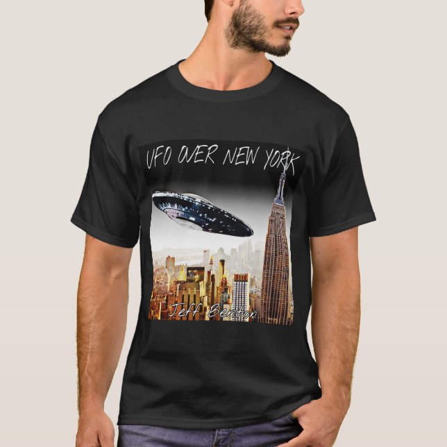 CAMISA Ufo SOBRE Nova York FÃ (Frente)