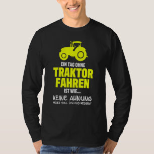Camisa Um Dia Sem Trator Conduzindo Para Farme