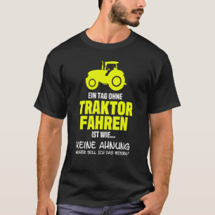 Camisa Um Dia Sem Trator Conduzindo Para Farme