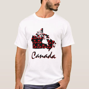 Camisa única canadense vermelha Maple Canada diver