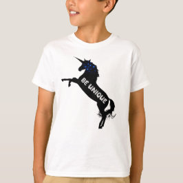 Camisa Unicórica "Ser Única" - Brilho Azul