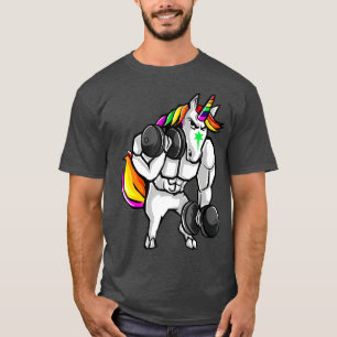 Camisa Unicorna Malhação de levantamento de peso