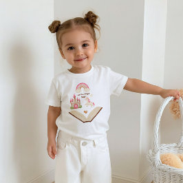 Camisa Unicórnio Castelo Menina Arco-íris | Conto