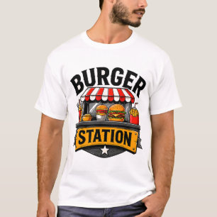 🍔 Camisa Uniforme da Equipe Criativa do Restauran
