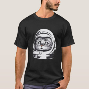 Camisa Unisex Astro Cat   Teto de Gato da Idade Es