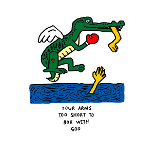 Camisa Unisex Crocodilo Boxing