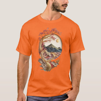 Camisa Unisex Dragon Oragami