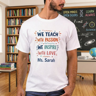 Camisa Unisex Frase Inspiradora para Professores P