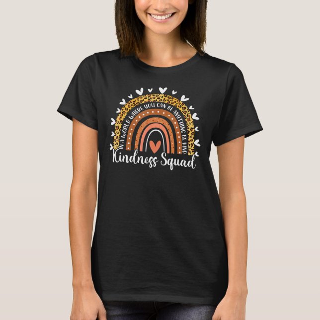Camisa Unitária Laranja Arco-Íris Bonito Esquadrão (Frente)