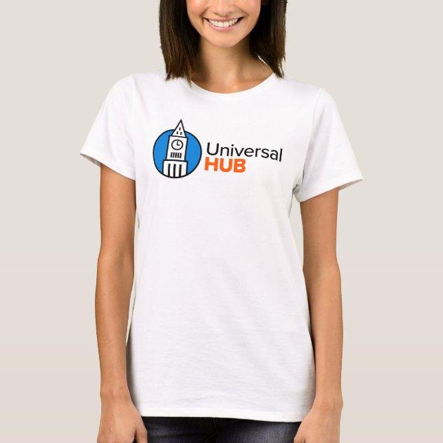 Camisa universal do logotipo do cubo (Frente)