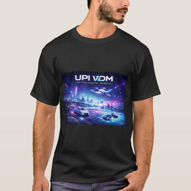 Camisa UPI VDM Virtual Digital Museum masculina (Frente)