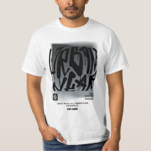 Camisa Urban Wear - Camiseta Streetwear Grafite Pr