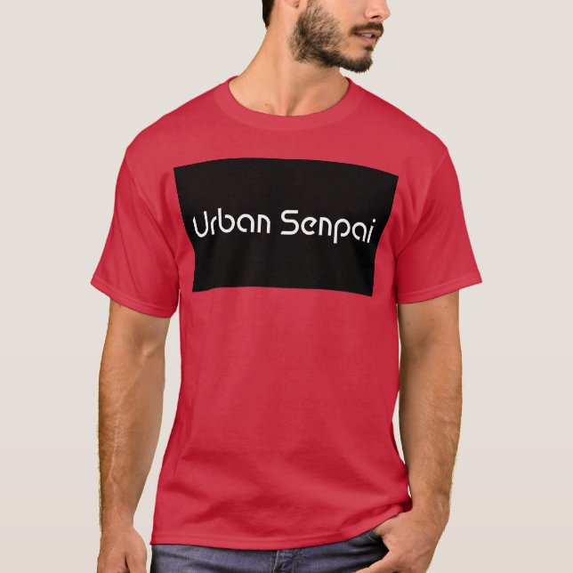 Camisa urbana senpaiografia retrô (Frente)