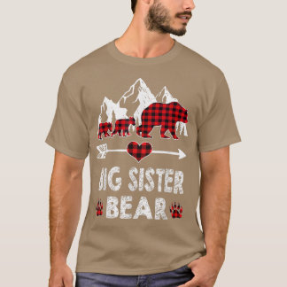Camisa Urso Irmã Grande, Xadrez de Buffalo Vermelh