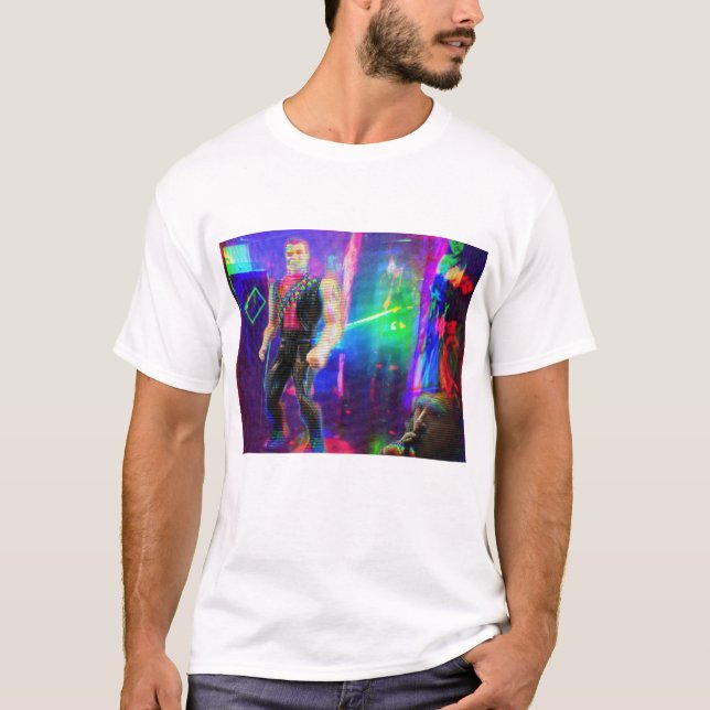 Camisa Vaporwave do Terminador (Frente)