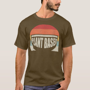 Camisa Vegetal Vegetal Baseada em Vintage Retro