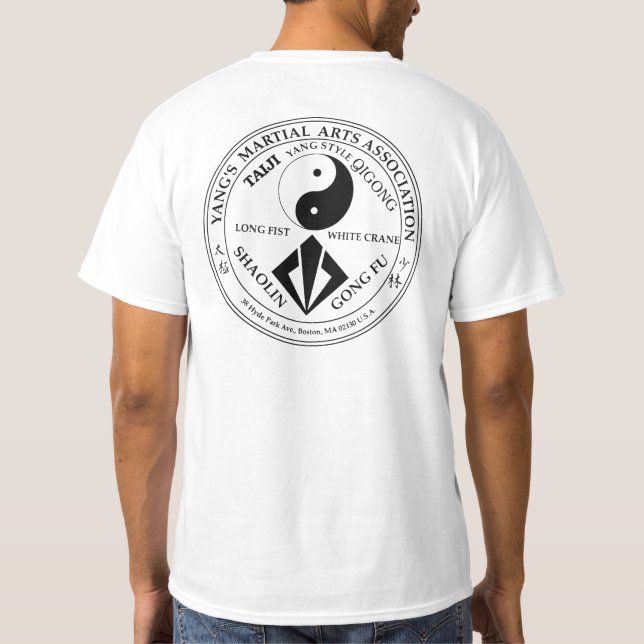 Camisa velha do logotipo de YMAA Boston (Verso)