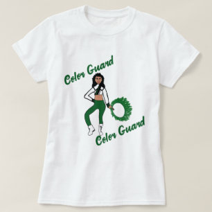 Camisa Verde Branca da Guarda de Cores