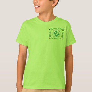 camisa verde da equipe
