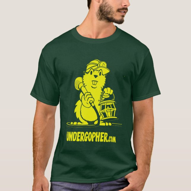 Camisa verde de Undergopher (Frente)