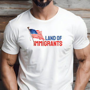 Camisa vermelha azul-T-Shirt do protesto anti-Trum