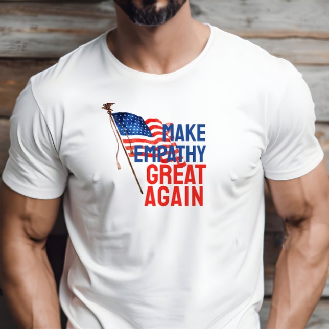 Camisa vermelha azul-T-Shirt do protesto anti-Trum (This T-shirt is a cool way to speak out about immigration policies from the Trump era. )